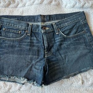 Lucky Brand Women's Dark Blue Jean Shorts
